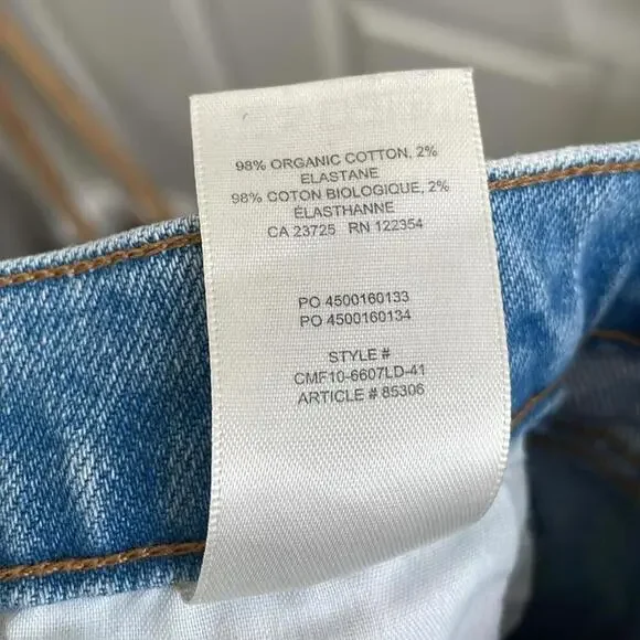 Aritzia - Denim Forum - Arlo High Rise Straight Denim Jeans - Blue - 26x30 - Picture 14 of 14